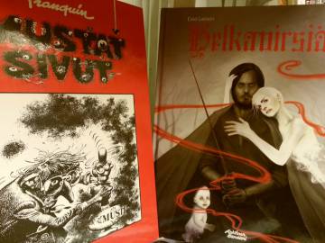 MUSTAT SIVUT JA HELKAVIRSIÄ NYT 10€/kpl