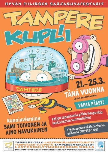 LUKUHETKI TAMPEREELLE SARJAKUVIA MYYMÄÄN