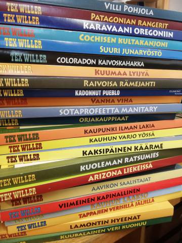 Täydennystä Tex Willer- osastolle