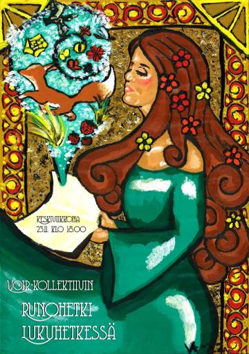 VOIR-KOLLEKTIIVIN RUNOHETKI LUKUHETKESSÄ 23.11 KLO