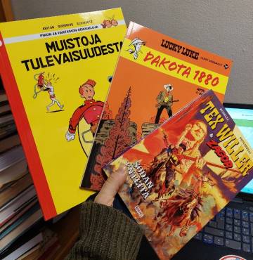 UUTTA SARJAKUVAA, TAAS MENNÄÄN!